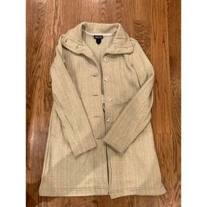Patagonia Better Sweater Women's jacket peacoat winter coat tan size large